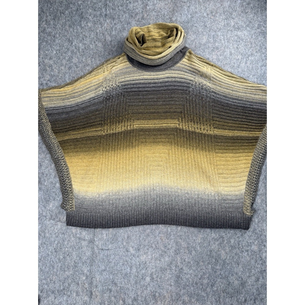 P. Luca Milano Womens Small/Medium Black & Gold Oversized Tunic‎ Top